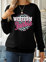 WESTERN BARBIE Round Neck Sweatshirt