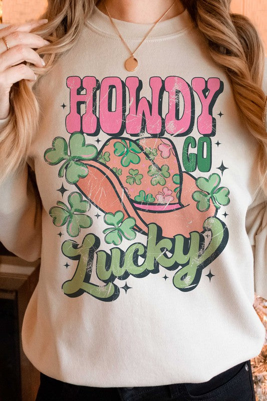 ST. PATRICK'S - HOWDY GO LUCKY SWEATSHIRT