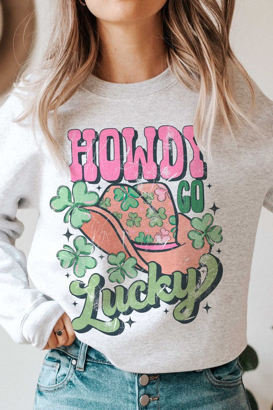 ST. PATRICK'S - HOWDY GO LUCKY SWEATSHIRT