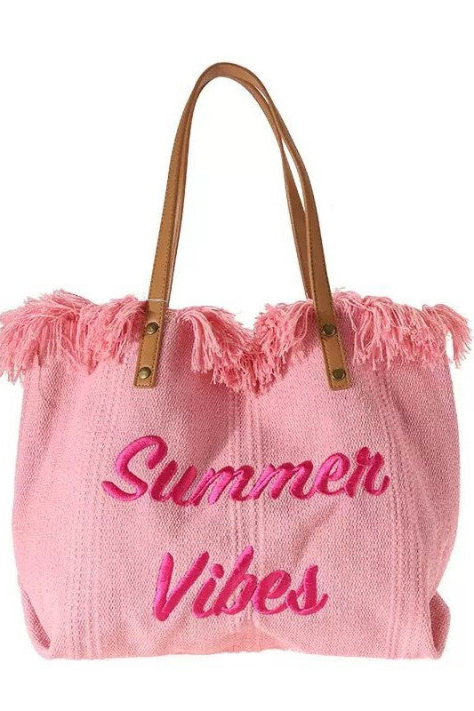 Summer Vibes Tote Handbag Purse Beach Totes