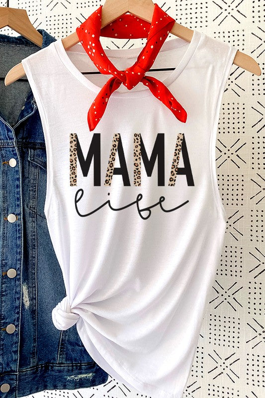 Mother's Day Leopard Mama Life Tank Top