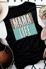 Mother's Day Mama Life Block Muscle Tank Top