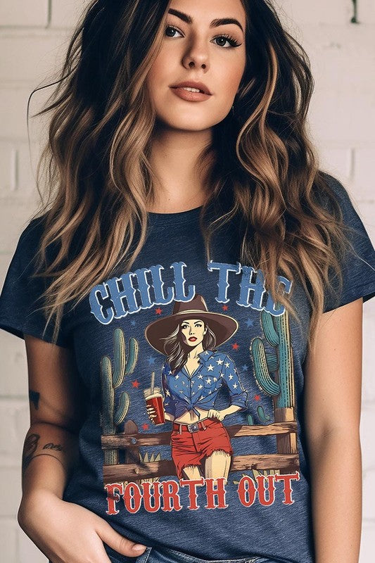 Chill The Fourth Out Graphic T Shirts