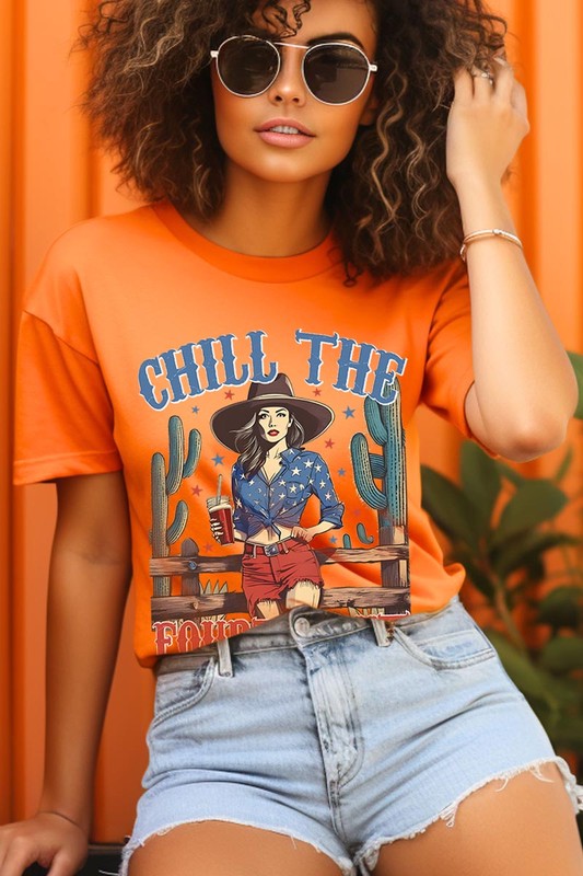 Chill The Fourth Out Graphic T Shirts