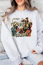 Coors Cowboy Graphic Fleece Sweatshirts