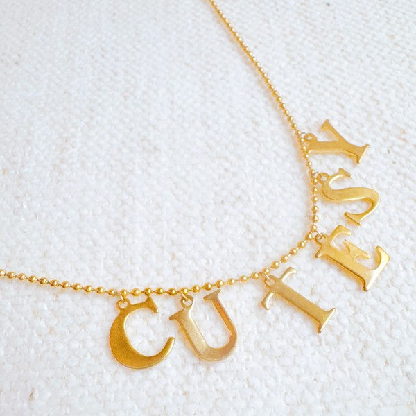 Personality Re-Defined Necklace