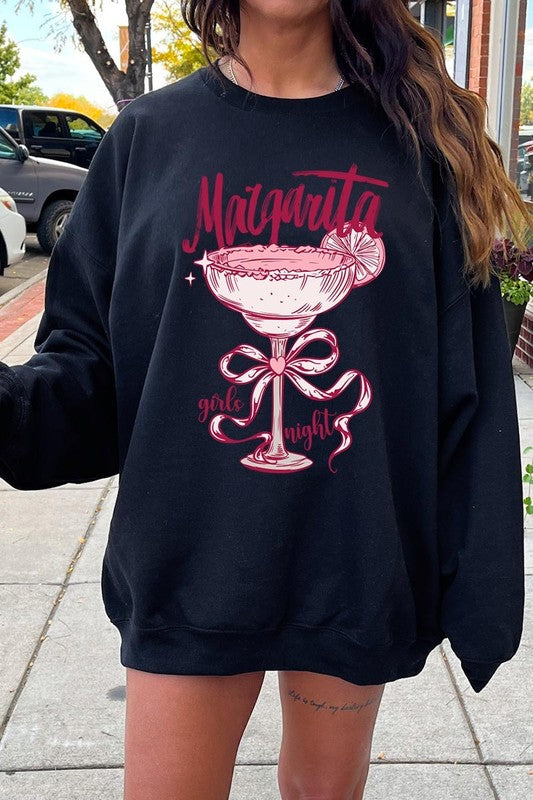 Margarita Girls Night Graphic Sweatshirt