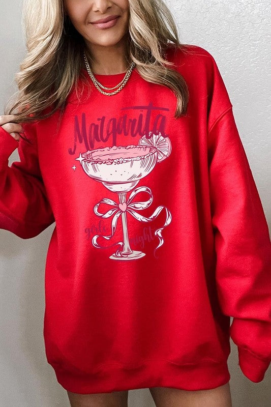 Margarita Girls Night Graphic Sweatshirt