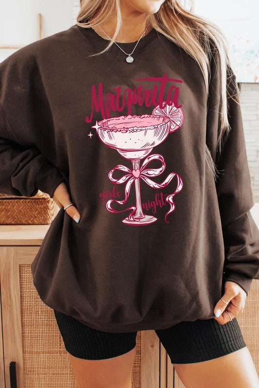 Margarita Girls Night Graphic Sweatshirt