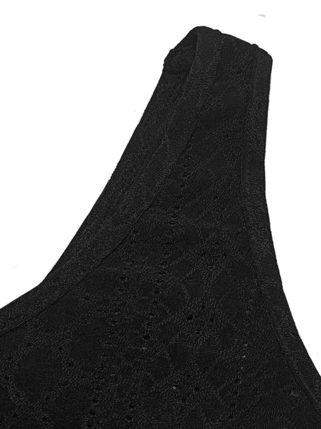 Eyelet Scoop Neck Tank