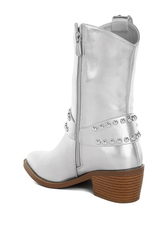 Altair Studded Harness Detail Boots