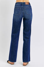Judy Blue Full Size High Waist Tummy Control Straight Jeans