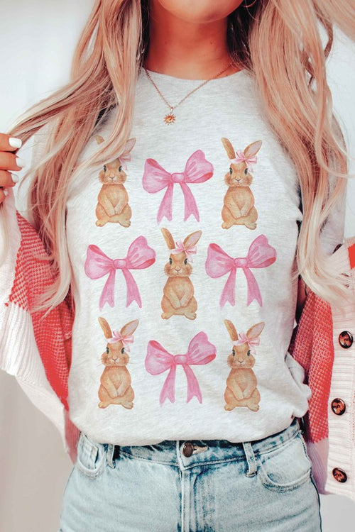 BUNNIES AND RIBBONS Graphic T-Shirt