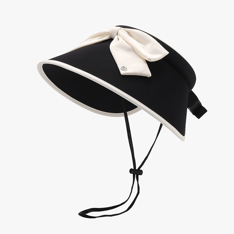 Bow Ice Silk Sun Hat