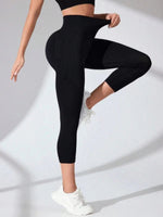 High Waist Cropped Active Leggings