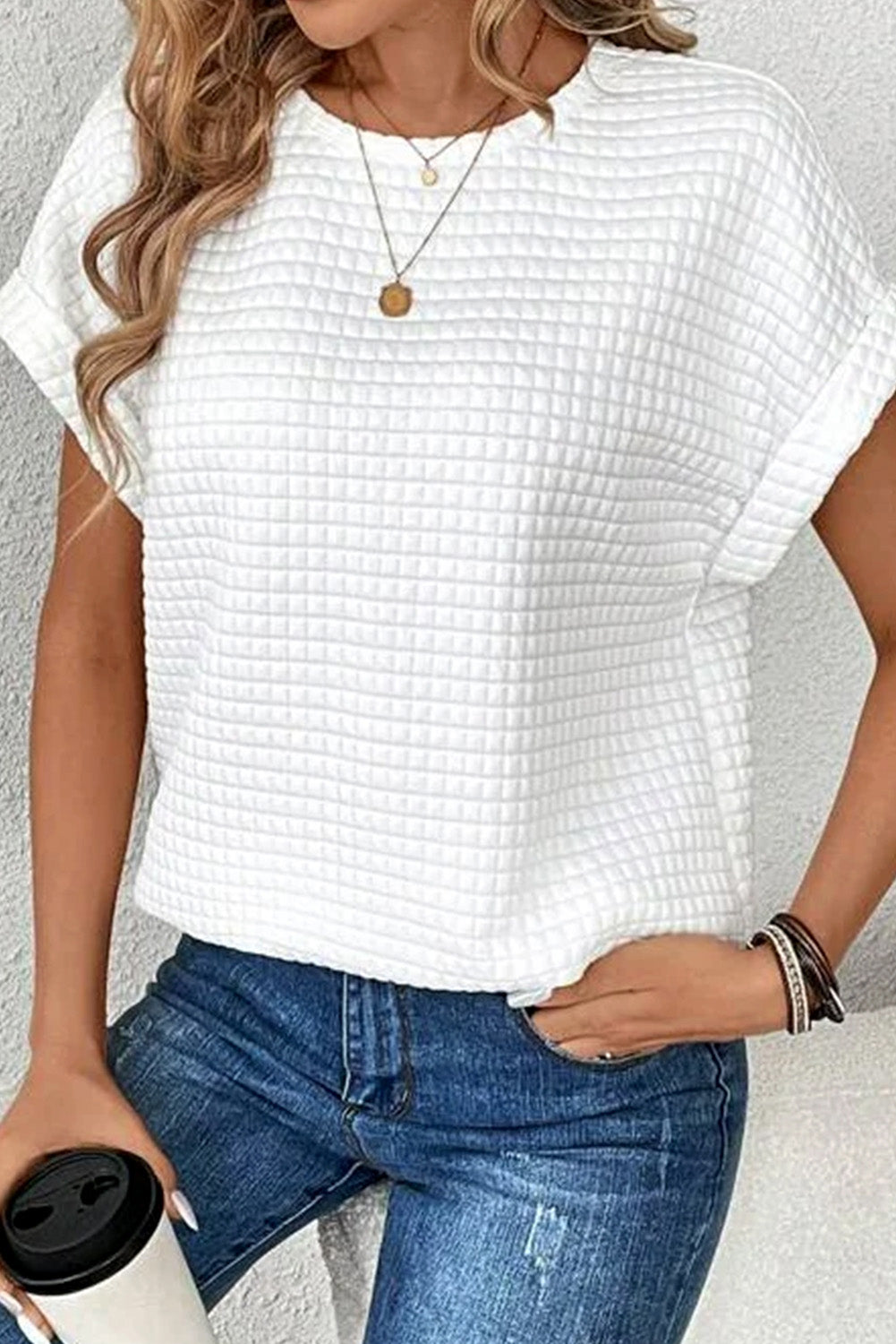 Round Neck Short Sleeve T-Shirt