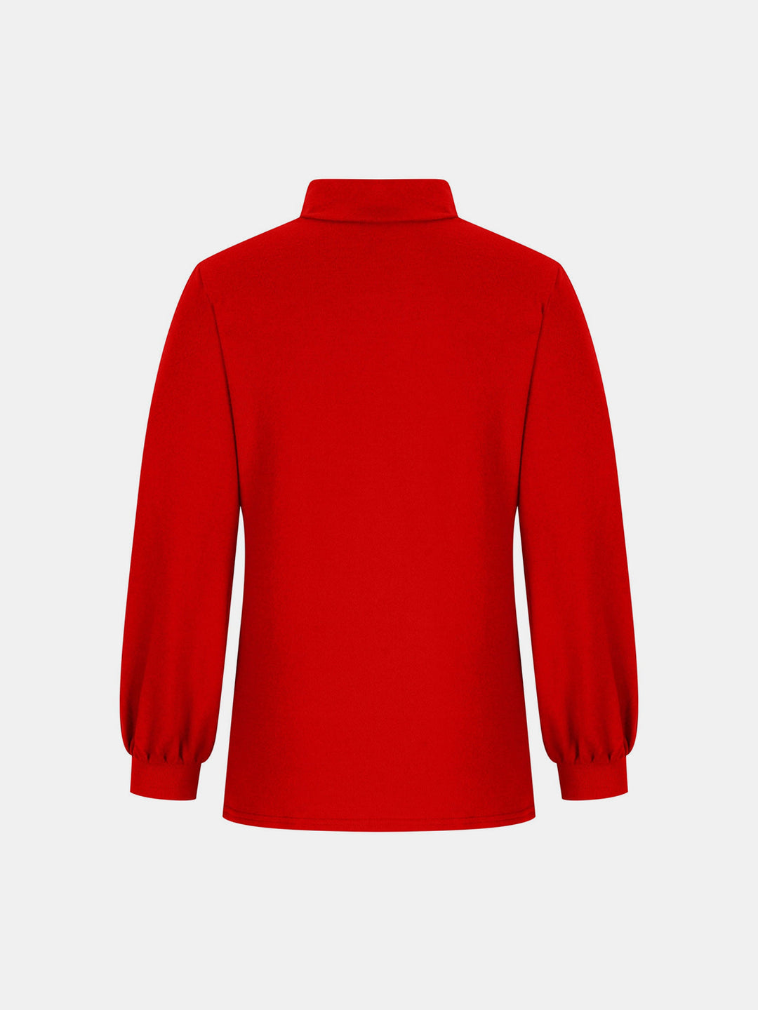 Full Size Mock Neck Long Sleeve T-Shirt