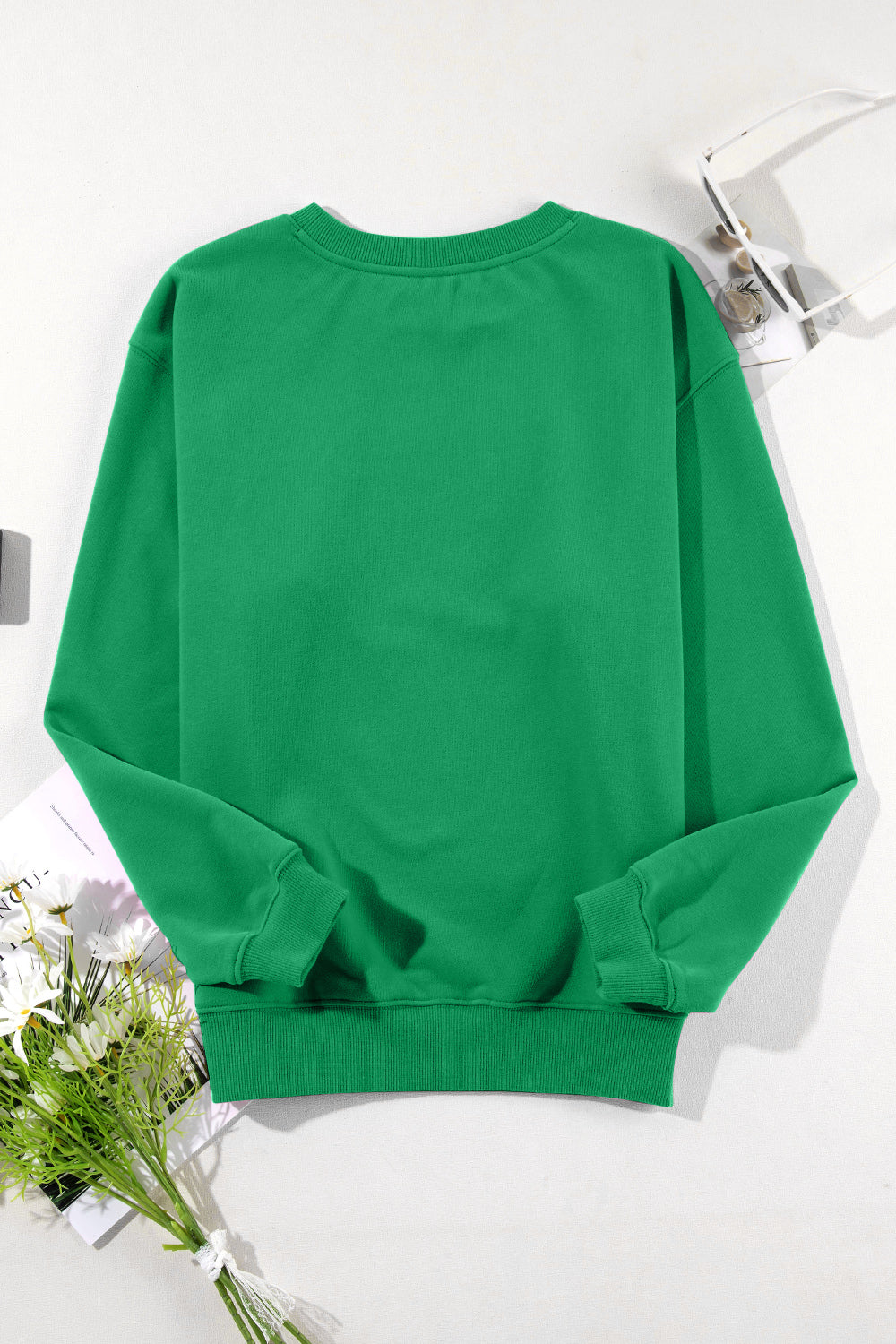 Round Neck Long Sleeve Sweatshirt