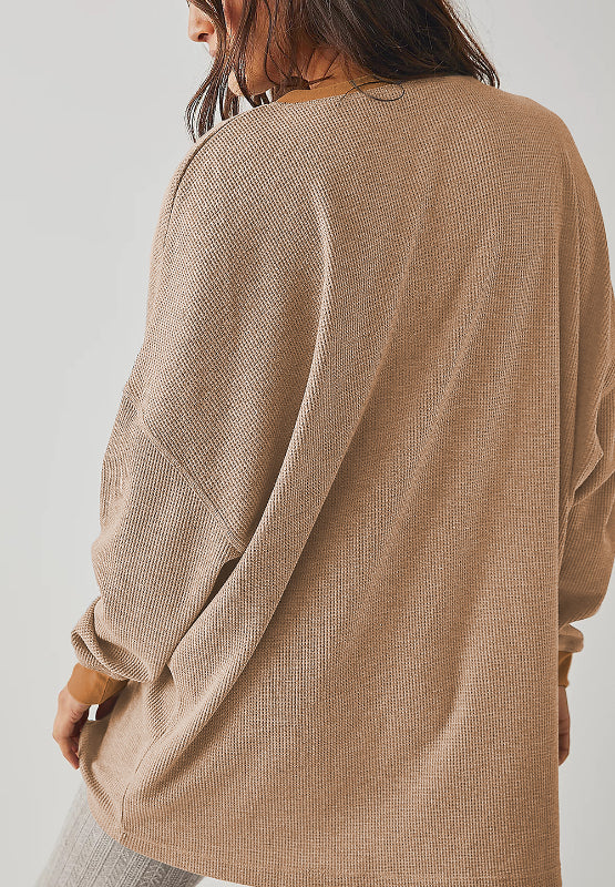 Round Neck Long Sleeve Sweatshirt