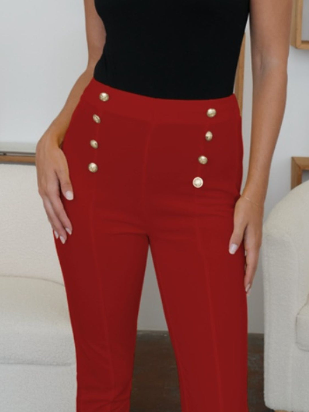 High Waist Skinny Pants