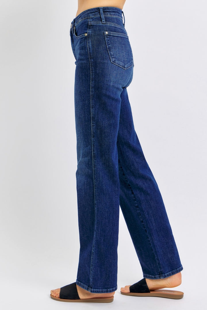 Judy Blue Full Size High Waist Tummy Control Straight Jeans