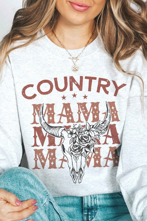COUNTRY MAMA Graphic Sweatshirt