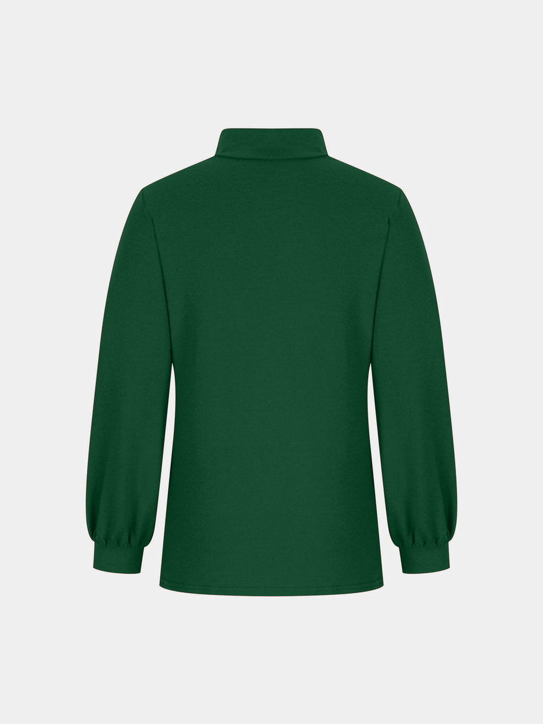 Full Size Mock Neck Long Sleeve T-Shirt