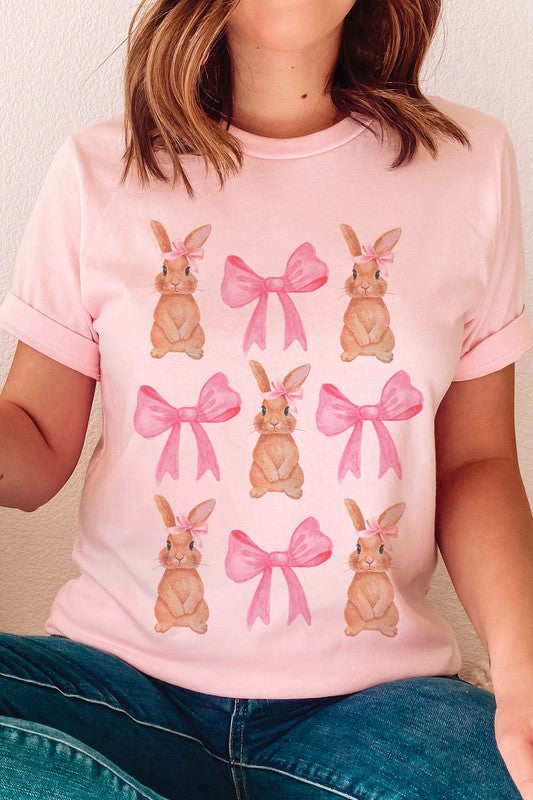 BUNNIES AND RIBBONS Graphic T-Shirt