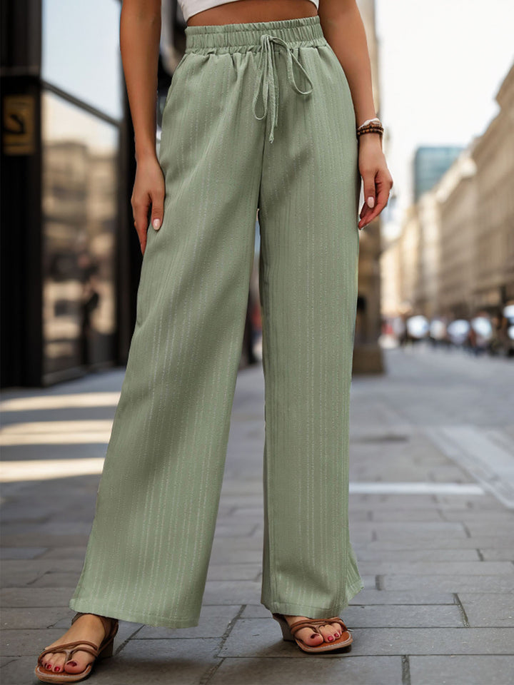 High Waist Wide Leg Pants