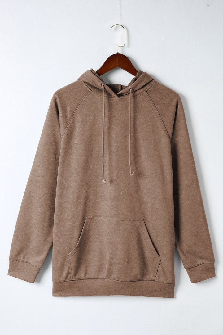 Drawstring Long Sleeve Oversize Hoodie