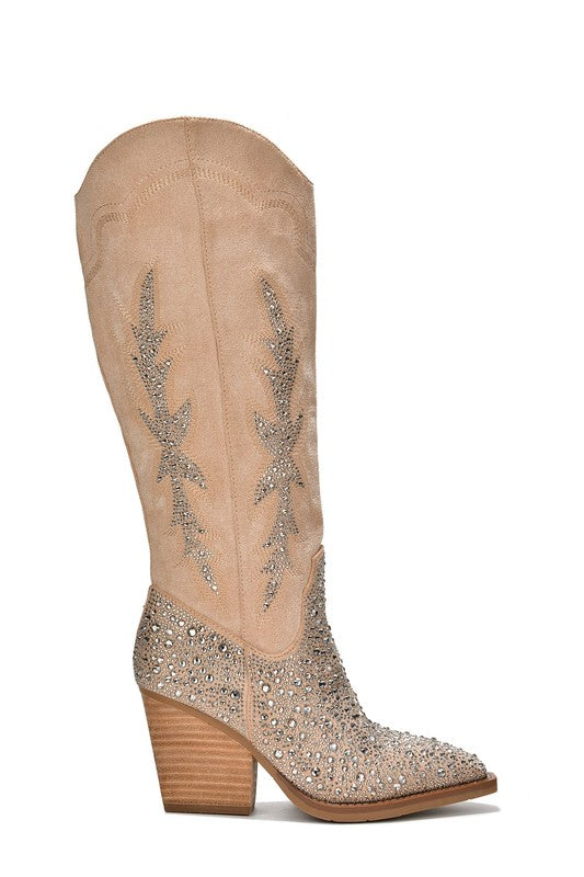 ANNISTON RHINESTONE WESTERN BOOT