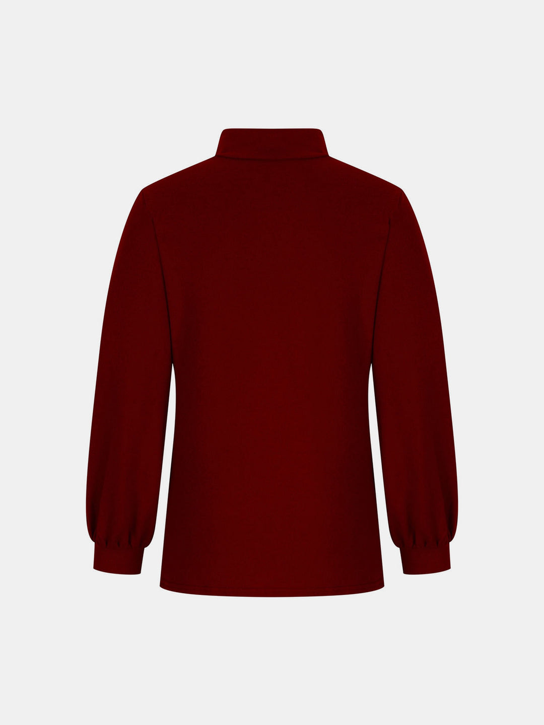 Full Size Mock Neck Long Sleeve T-Shirt