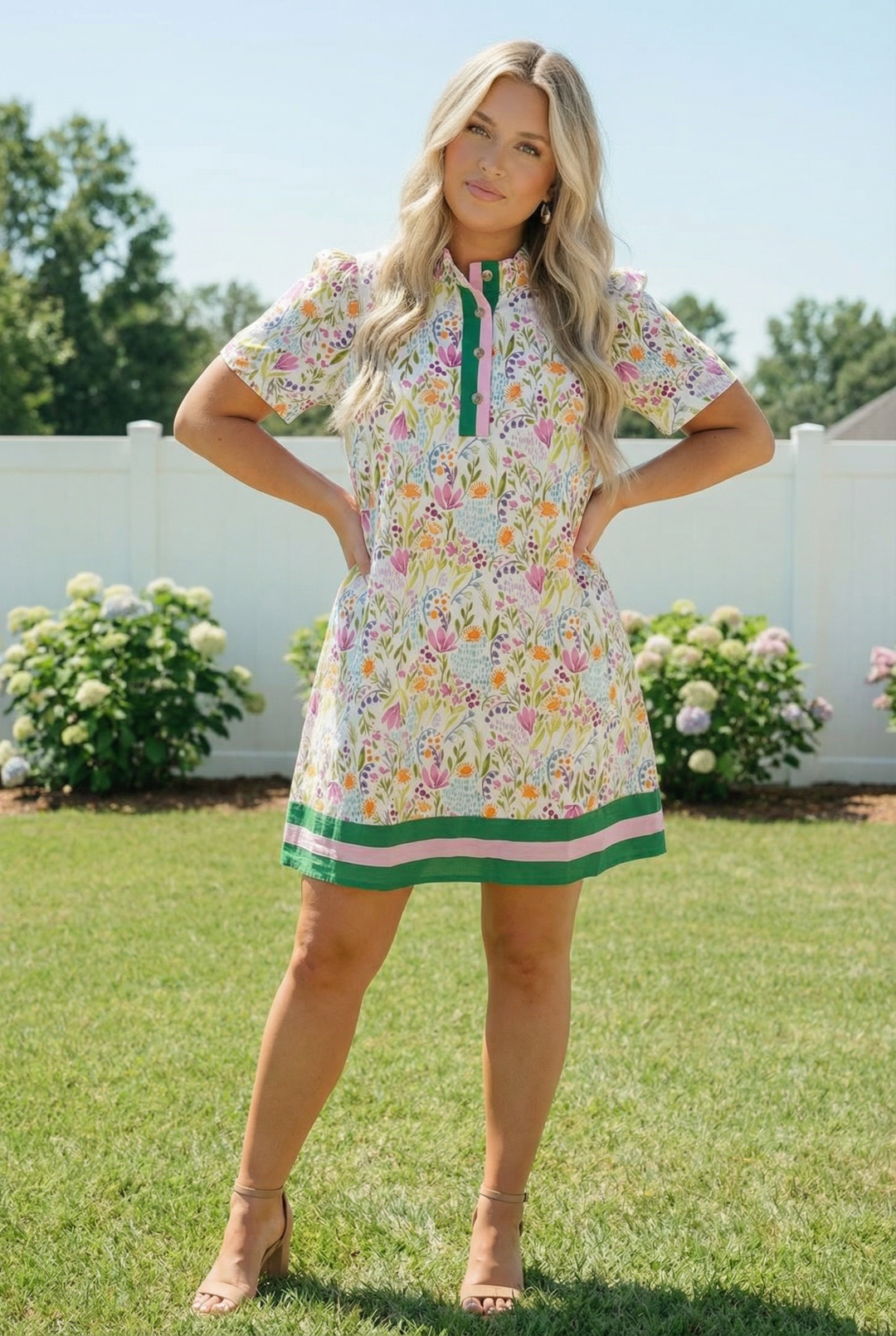 Spring Ready Floral Shift Dress