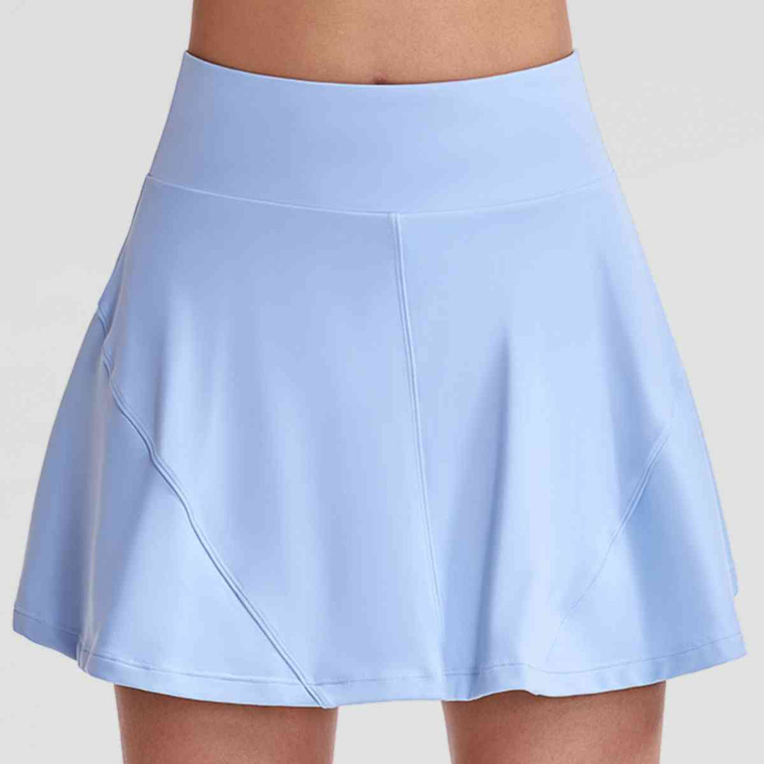 Wide Waistband Sports Skort