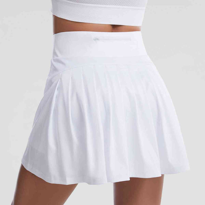 Wide Waistband Sports Skort