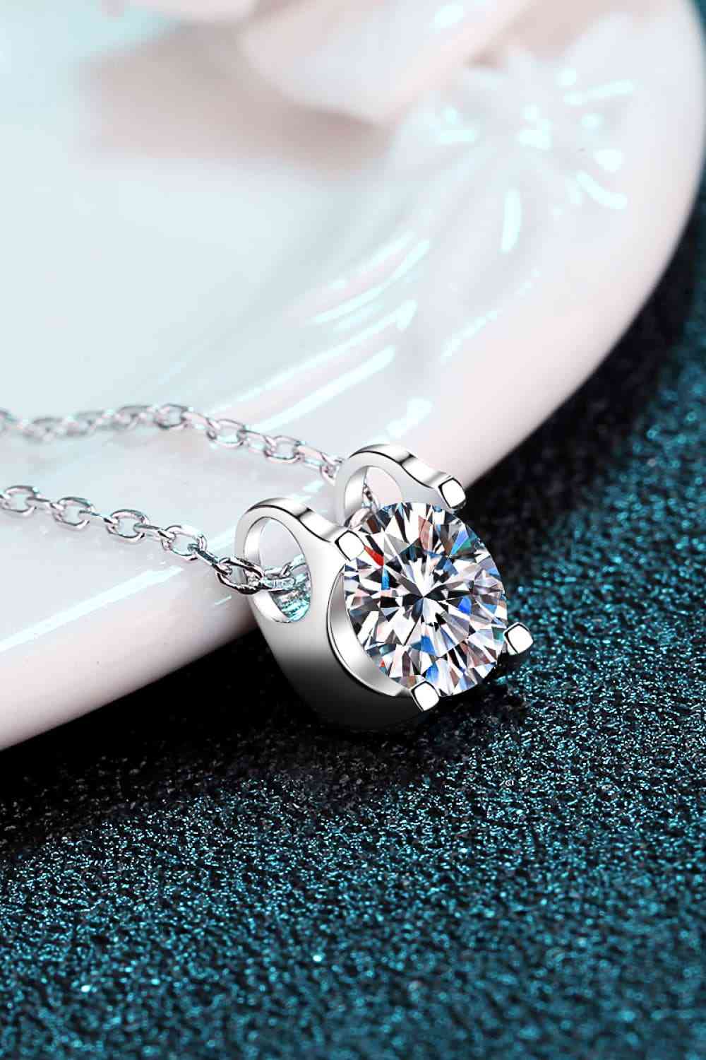 Moissanite 925 Sterling Silver Necklace