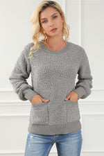 Round Neck Long Sleeve Sweater