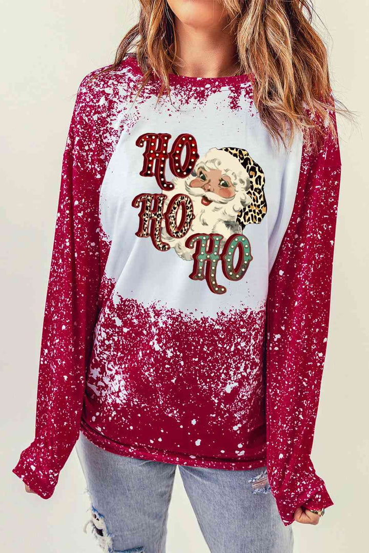 Santa Graphic Long Sleeve T-Shirt