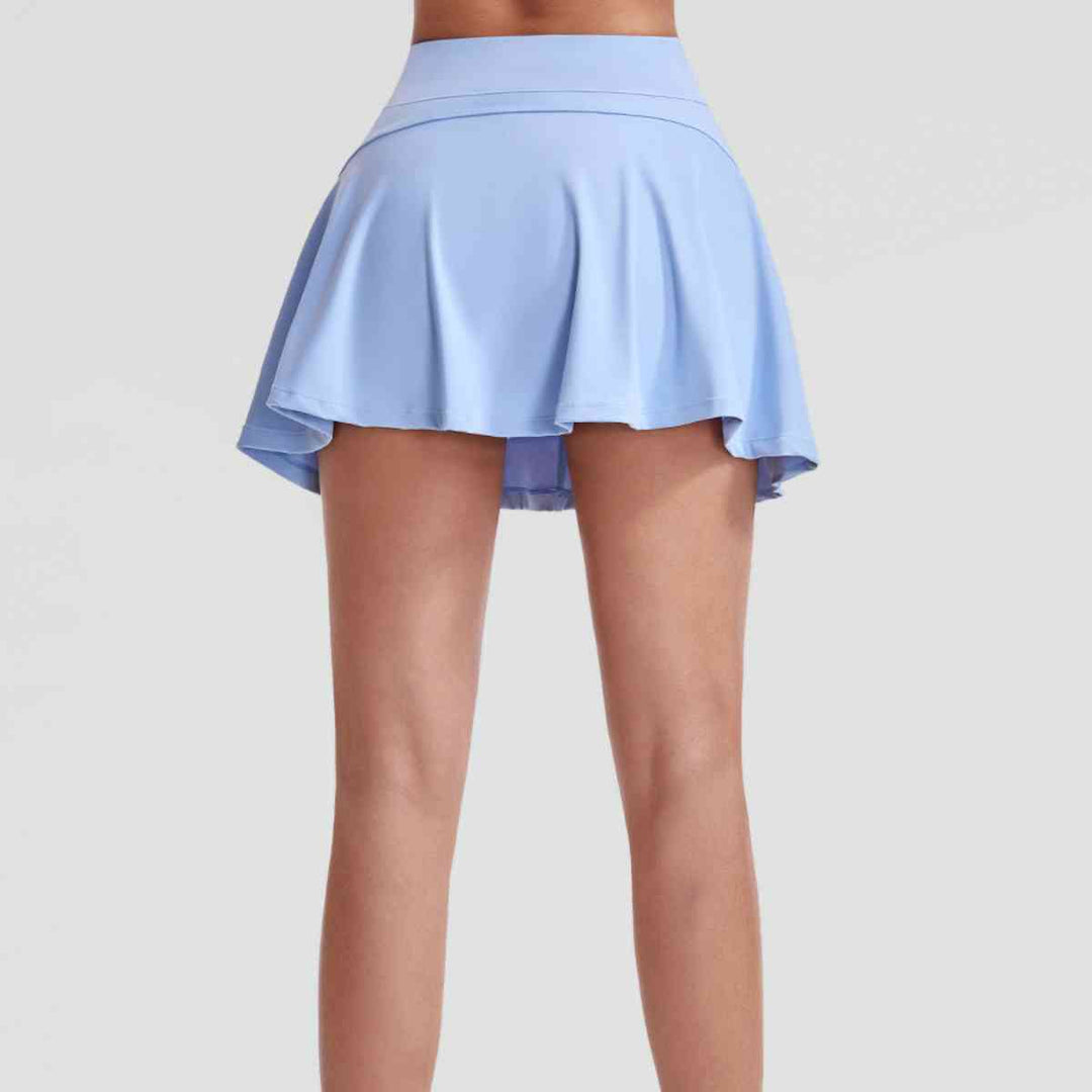 Wide Waistband Sports Skort