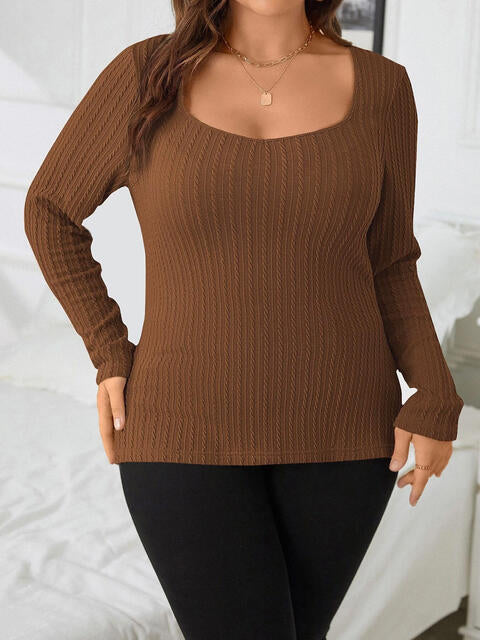 Plus Size Long Sleeve T-Shirt