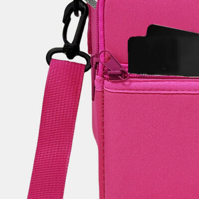 Insulated Tumbler Cup Sleeve With Adjustable Shoulder Strap