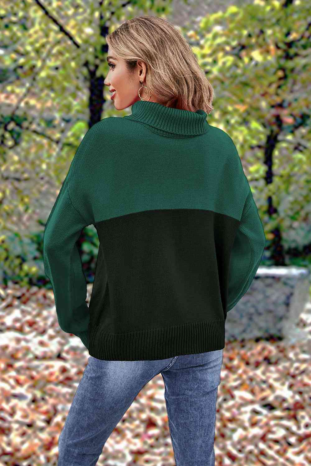 Turtleneck Long Sleeve Sweater