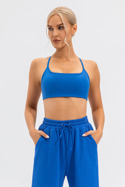 Crisscross Spaghetti Strap Active Cami