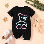 Baby Bear Graphic Short Sleeve Romper