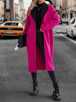 Collared Neck Buttoned Longline Coat
