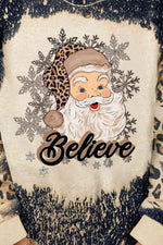 BELIEVE Santa Graphic Sweatshirt