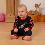 Baby Reindeer Graphic Round Neck Jumpsuit