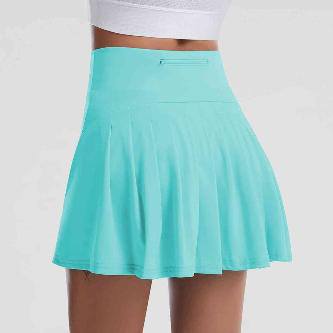 Wide Waistband Sports Skort