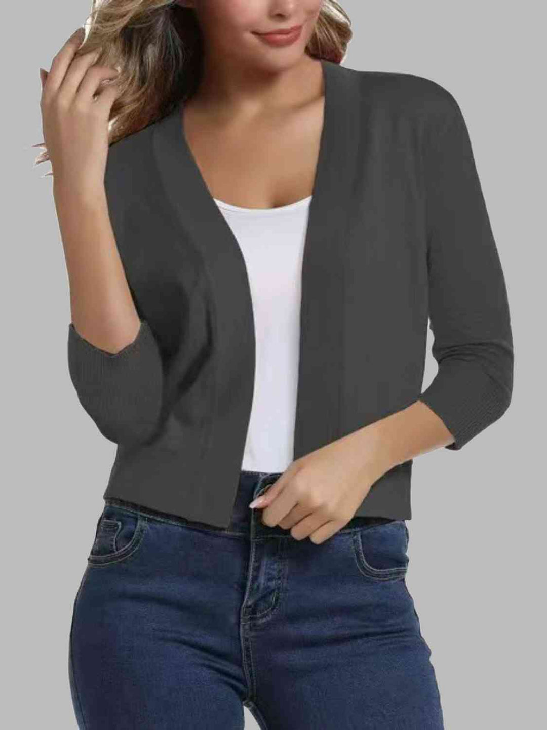 Open Front Cardigan